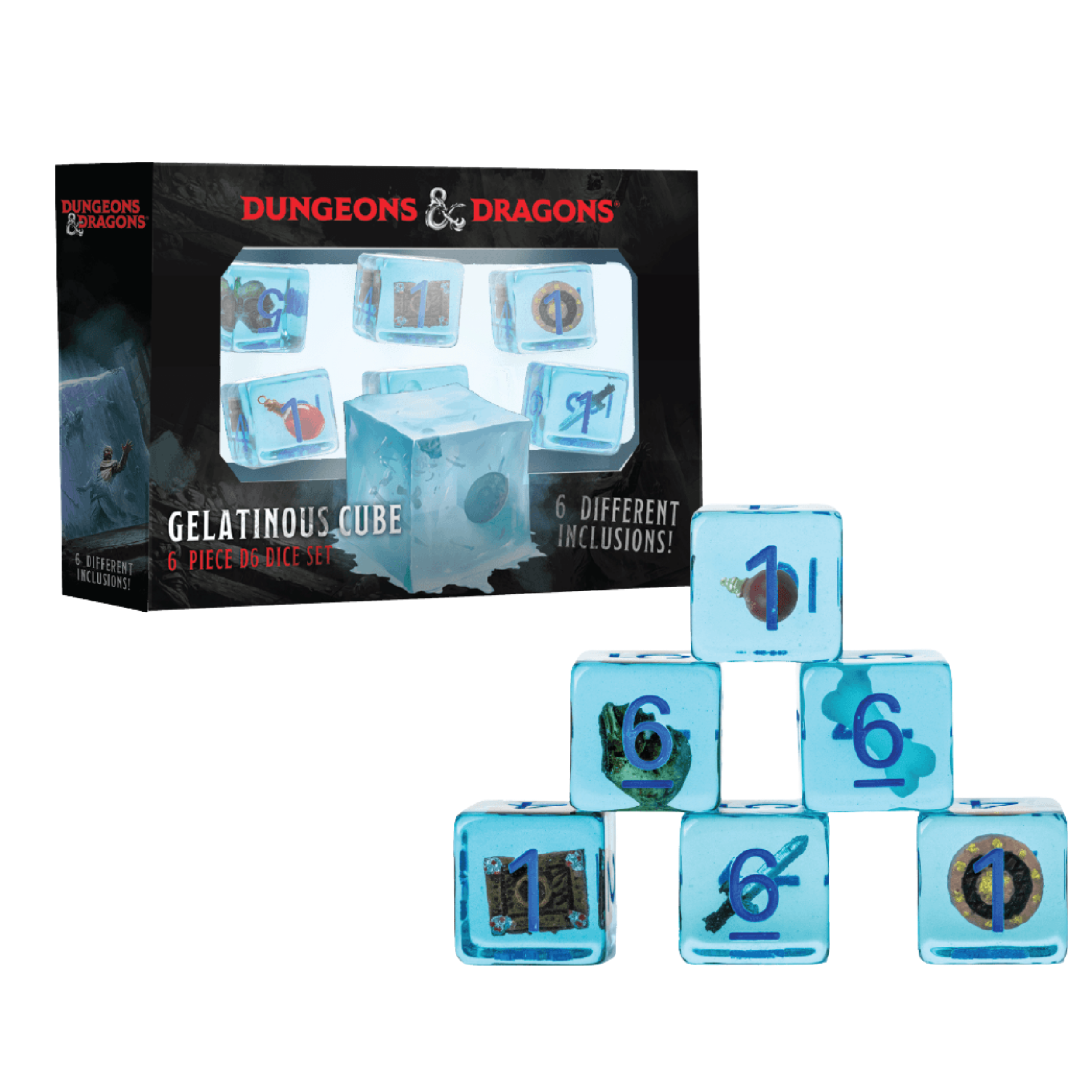 Gelatinous Cube D6 6-Pack